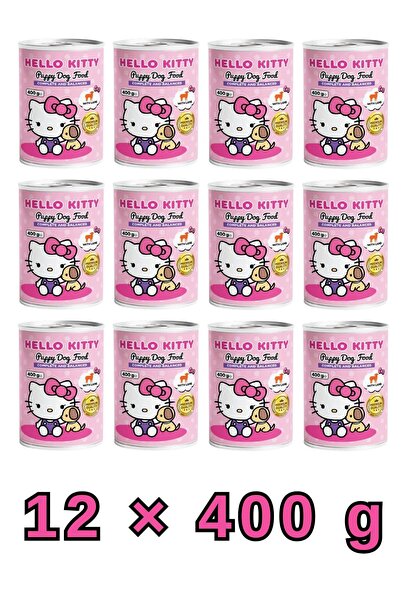 Hello Kitty Small Dog Lamb (400g) ×12 Cans : High protein for energy, easy to...