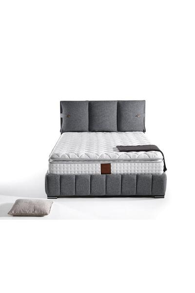 Mobilya Dükkanım MD Grande 140x200 Çift Kişilik Yatak, Baza, Başlık Seti GM109