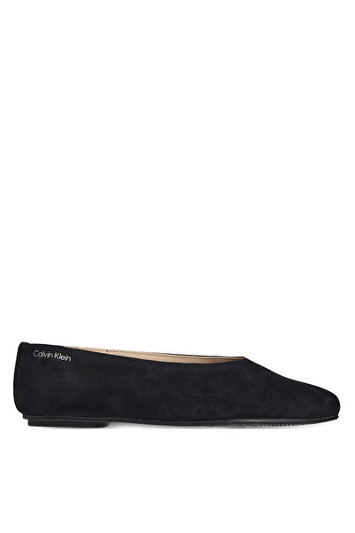 Calvin Klein Siyah Kadın Deri Babet HW0HW02565