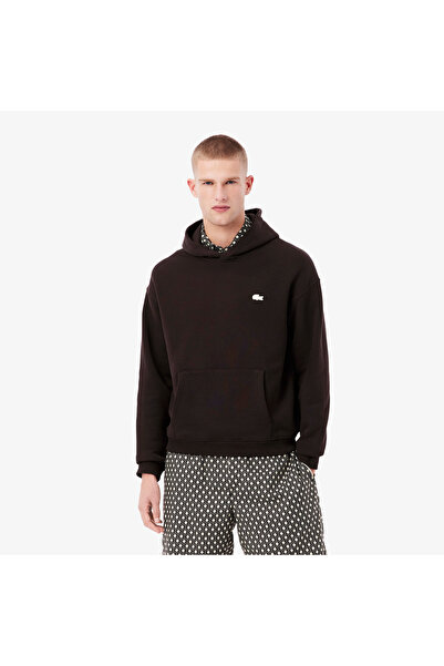 Lacoste Loose Fit Printed Hoodie - SH0518-00-3LA