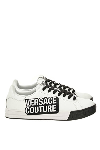 VERSACE JEANS COUTURE Beyaz - Siyah Erkek Sneaker FONDO COURT 88 DIS. SKC