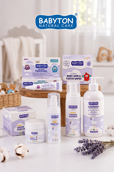 BABYTON Liniment Doğal Bebek Bezi Değiştirme Temizleyicisi ve Pişik Önleyici 400 ml