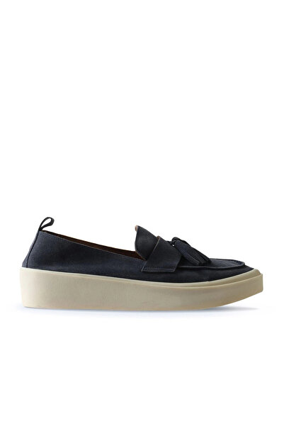 Bueno Shoes Pantofi casual pentru bărbați din piele intoarsa albastra 01ms10606