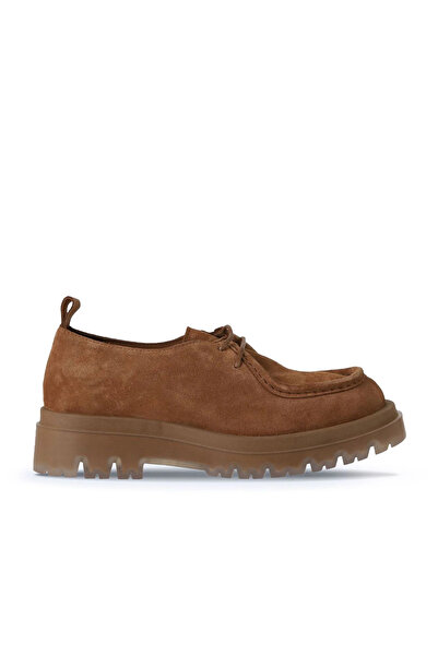 Bueno Shoes Pantofi clasici pentru femei din piele intoarsa deschisa maro 01w...