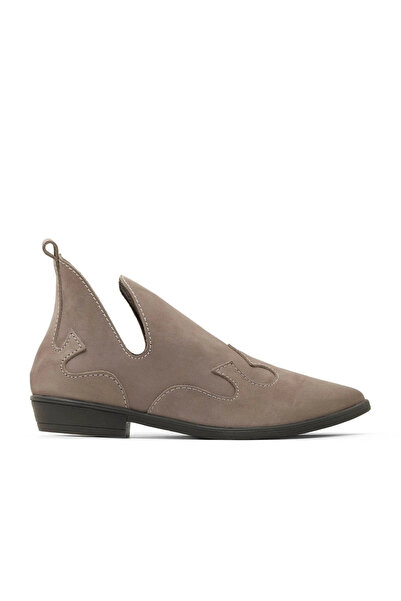 Bueno Shoes Cizme plate de damă din nubuc de nurcă 01wd3605