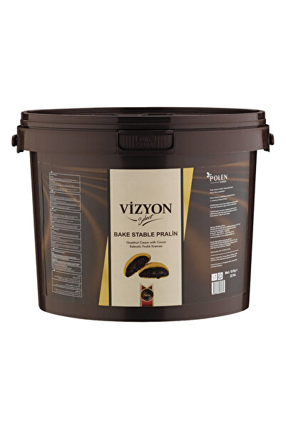 VİZYON Bakestable Pralin 10 kg - Pişmeye Dayanıklı Kakaolu Fındıklı Dolgu Kre...