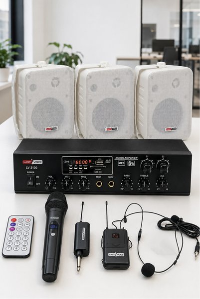 Lastvoice Soft Plus Paket-2 Hoparlör Ve Anfi Mağaza Ses Sistemi