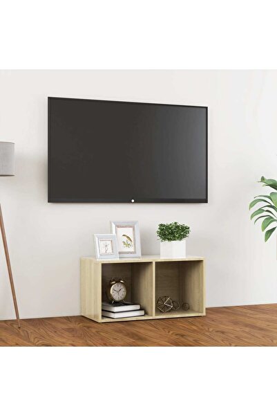 Concept Comodă TV, stejar Sonoma, 72x35x36,5 cm, PAL