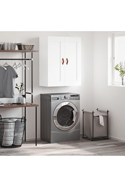 Concept Dulap montat pe perete, alb, 69,5x34x90 cm, lemn prelucrat