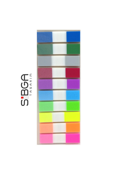 sibga tasarım Post-it colorat transparent Post-it Post-it. Semn de carte Semn...