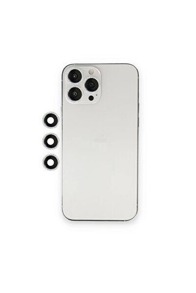 ALVERA COLLECTION Apple iPhone 12 Pro Shine Camera Lens - Silver