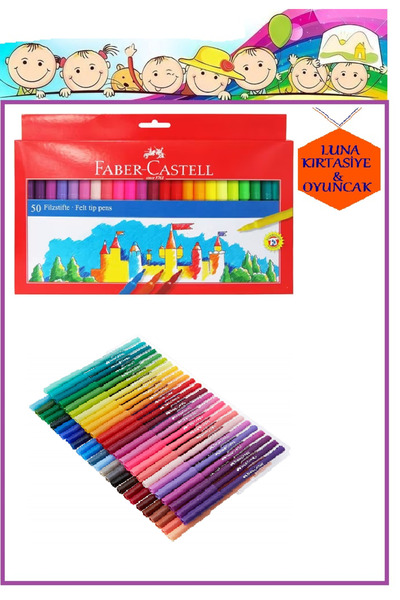 Faber Castel 50'Lİ KEÇELİ KALEM