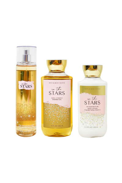 Bath & Body Works عطر إن ذا ستارز، لوشن للجسم وجل استحمام