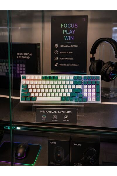 DEANB 9 FULL RGB Aydınlatma Modlu %100 Kablolu Gerçek Mekanik Klavye Oyuncu K...