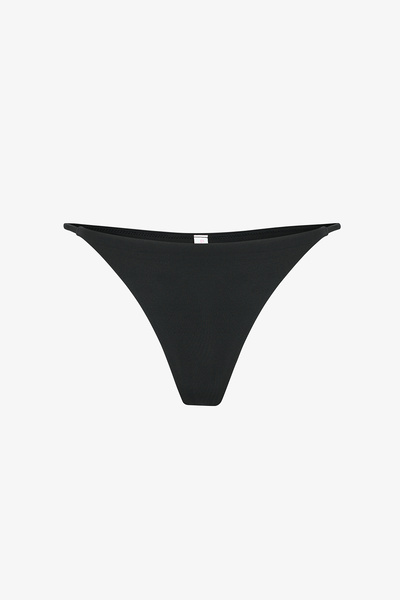 Penti Partea inferioară a bikiniului negru Super Brazilian