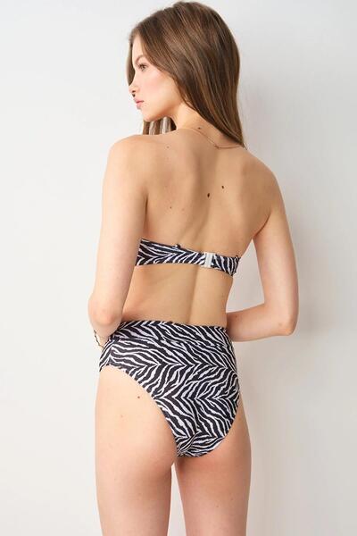 Pierre Cardin Angela High Leg Bikini - Ζέβρα μοτίβο, μονό πάτο, 239203-D