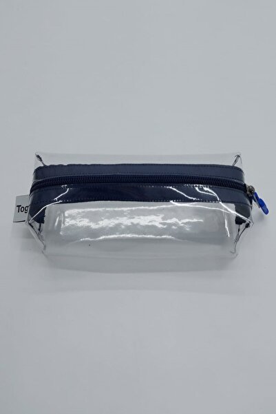 Togin Albastru închis, Husă pentru creion din PVC transparent Suport pentru s...
