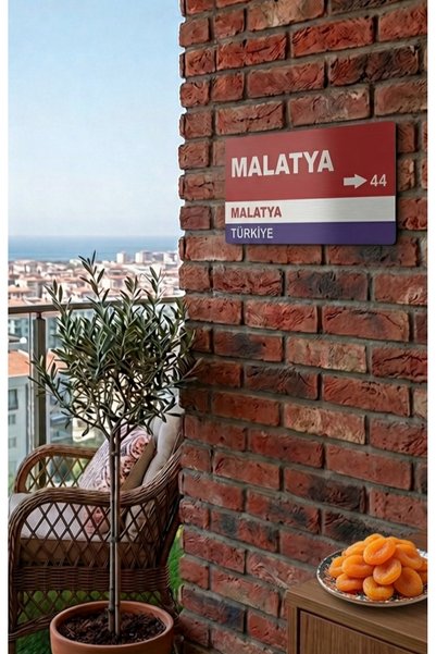 Home Tablo " Malatya 44 Memleket tablo 15x30 cm"