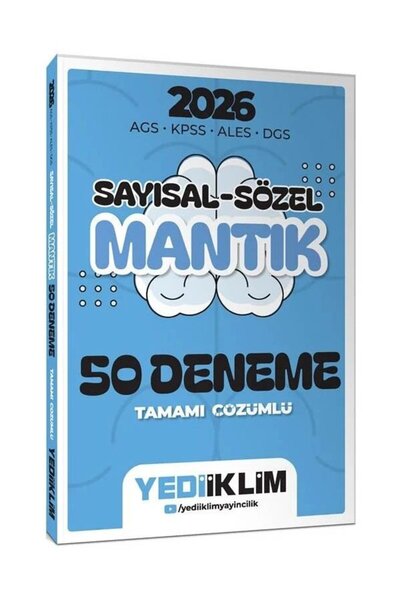 Anla Kazan Yayınları Yediiklim 2026 KPSS MEB-AGS ALES DGS Sayısal-Sözel Mantı...