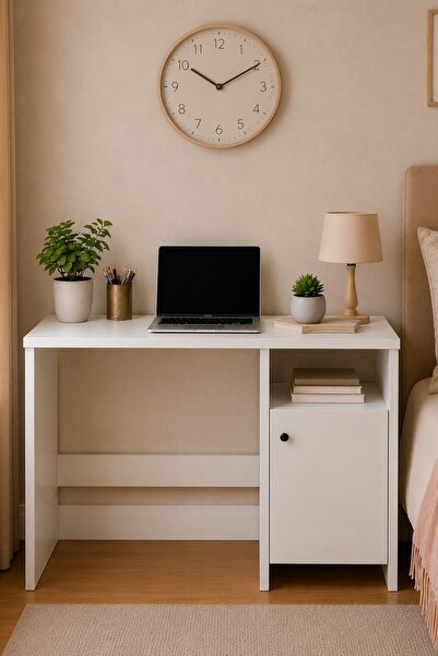 MOBİX HOME MK13 Çalışma Masası Beyaz