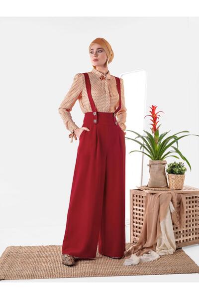 Alvina High Waist Salopet 4082