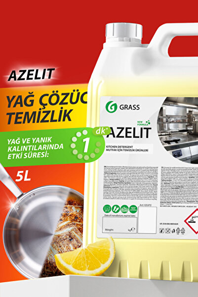 GRASS Azelit Gel 5,6kg: Yağ ve Kir Çözücü, Mutfak Temizliğinde Devrim