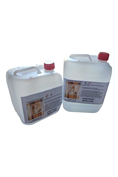 OEM Set de 2 găleți din rășină epoxidică transparentă Exod, 6 kg