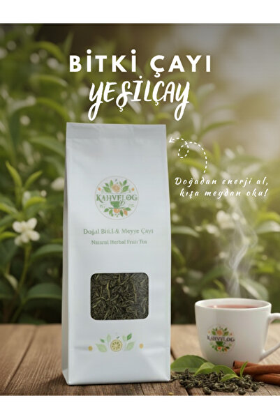 KAHVELOG Yeşil Çay 500gr(Doğal Kurutulmuş, Katkısız)
