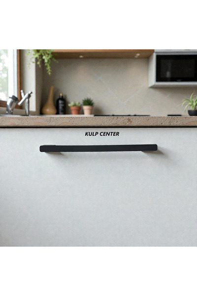 SOFT Kulp Center 160-192 mm Mat Siyah Modern Mercan Metal Mutfak Mobilya Kulp...