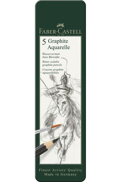 Faber Castell Set 5 Buc Creion Grafit Aquarelle Faber-Castell