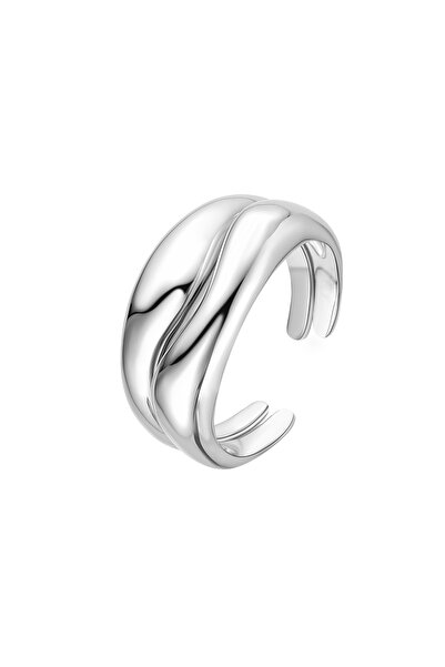 Lisa&Co. Delightful Silver Ring 55 mm / Rhodium plated silver / No stones
