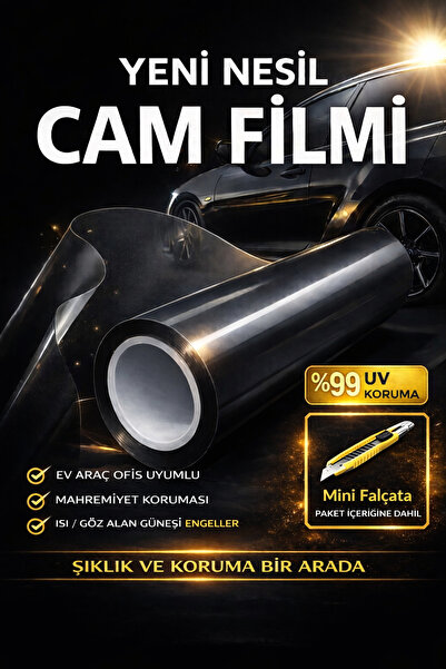 Provelox 75 CM X 5 METRE -S Grand Class Cam Filmi %5 Koyu Ton (3 Numara) 2 Yı...