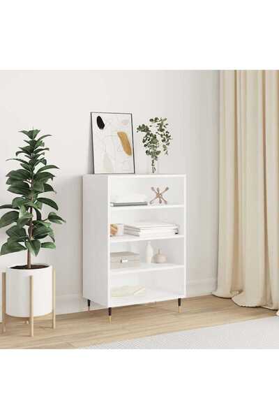 Concept Dulap înalt, alb, 57x35x90 cm, lemn compozit
