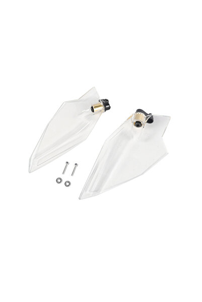 Choice Clear Motorcycle Accessories Adjustable Upper Air Deflectors Shroud Wi...