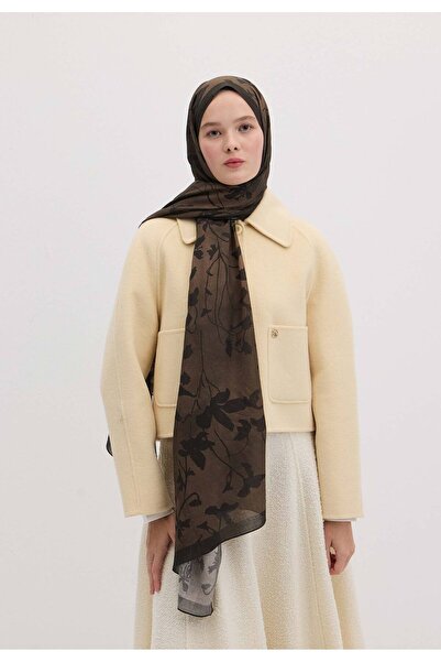 Freshscarfs Dark Forest Pattern Shawl Earth
