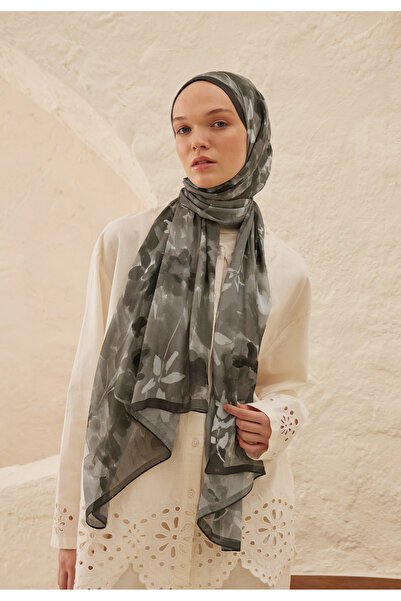 Freshscarfs Füme Lizzy Desen Rami Şal