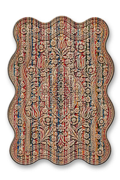 Rugs Modern Halı SDT Balık Tema Desenli Modern Dokuma Taban Dekoratif Halı sd...
