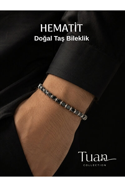 Tuana Trend Yüksek Kalite Hematit Doğal Taş Bileklik Kök Çakra Denge Pozitif ...