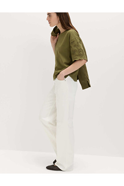 Marks & Spencer Saf Pamuklu Boxy T-Shirt