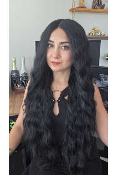 Perukçu Alev GERÇEK SAÇ DOKUSUNDA SENTETİK TÜL PERUK /PERUKÇU ALEV WS1B