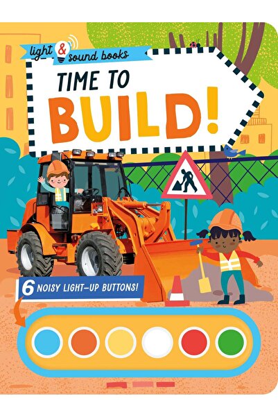 North Parade Publishing Carte cu sunete, NPP, TIME TO BUILD, 3 ani+