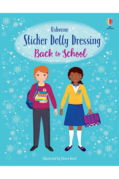 Usborne Carte pentru copii, Usborne, autocolant Dolly Dressing Back to School...