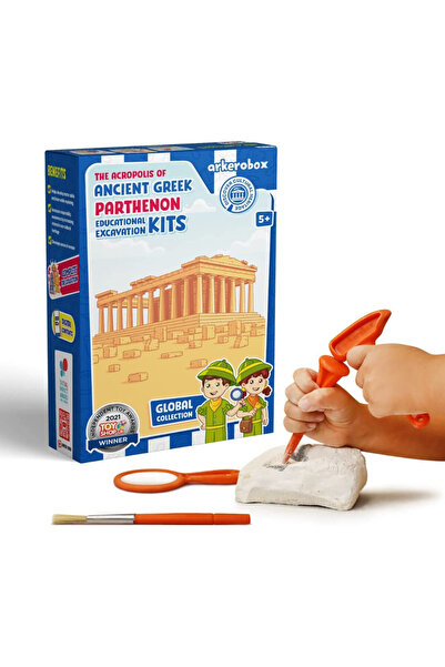 Arkerobox - Set arheologic educational si puzzle 3D, Grecia antica, Parthenon