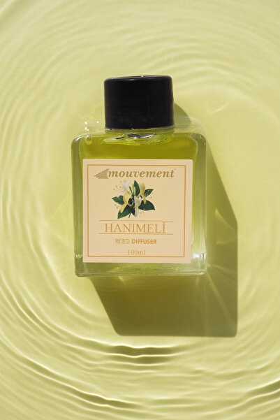 MOUVEMENT Hanımeli Çiçeği 100 ml Bambu Çubuklu Oda Kokusu – Doğal ve Çiçeksi Bir Ferahlık