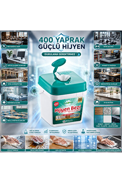 Rulopak Hijyen Bezi 400'lü