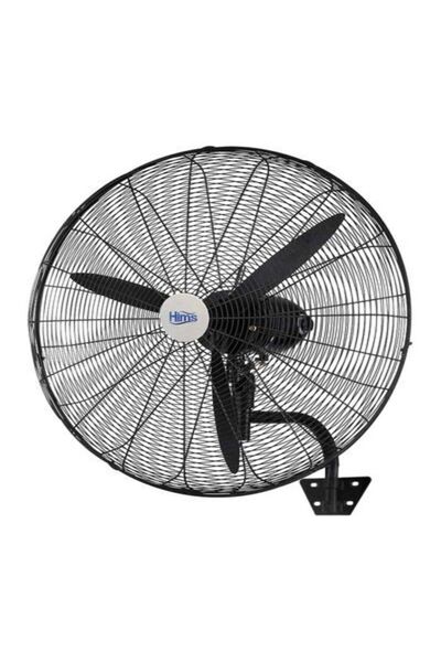Hims Hef-d650 190w 26 Inç Siyah Alüminyum 3 Kanatlı Sanayi Tipi Duvar Vantila...