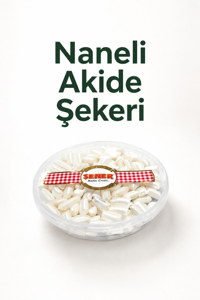 Şener Akide Sugar with Mint 200 g