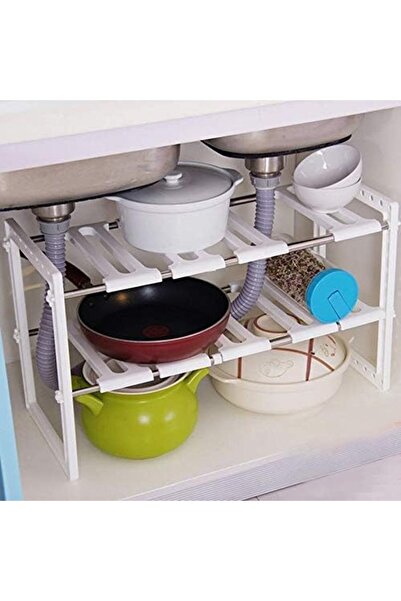 Arabest Expandable Under Sink Kitchen Storage Organizer, Adjustable Multipurp...