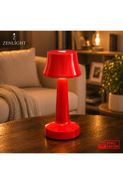 ZENLİGHT Metal Dokunmatik Şarjlı Masa Lambası
