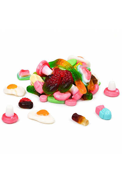 Ağaçaltı Jelibon 250 Gr Fruit Flavored Colorful Soft Confectionery Snack Premium